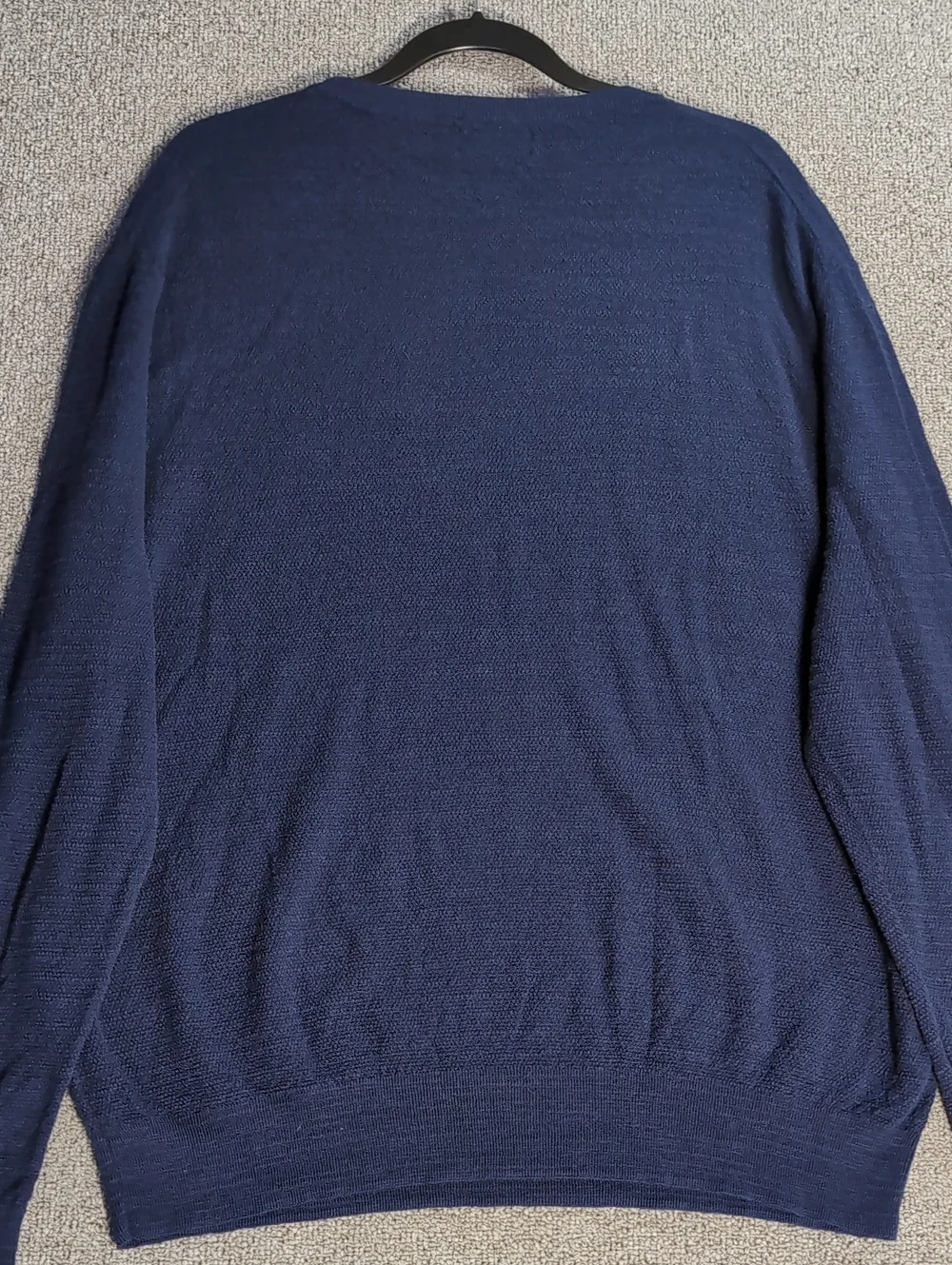 Polo Ralph Lauren Cotton-linen Crewneck Sweater Size XXL in Navy Blue